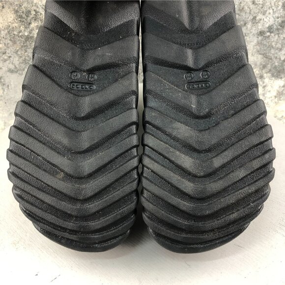 Crocs Unisex Size 8M 10W Duet Max Black Faux Fur Lined Toggle Lace Ankle Boots - Picture 12 of 15